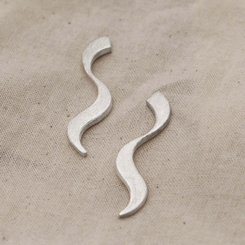 Boucles d'oreilles Ondine en argent