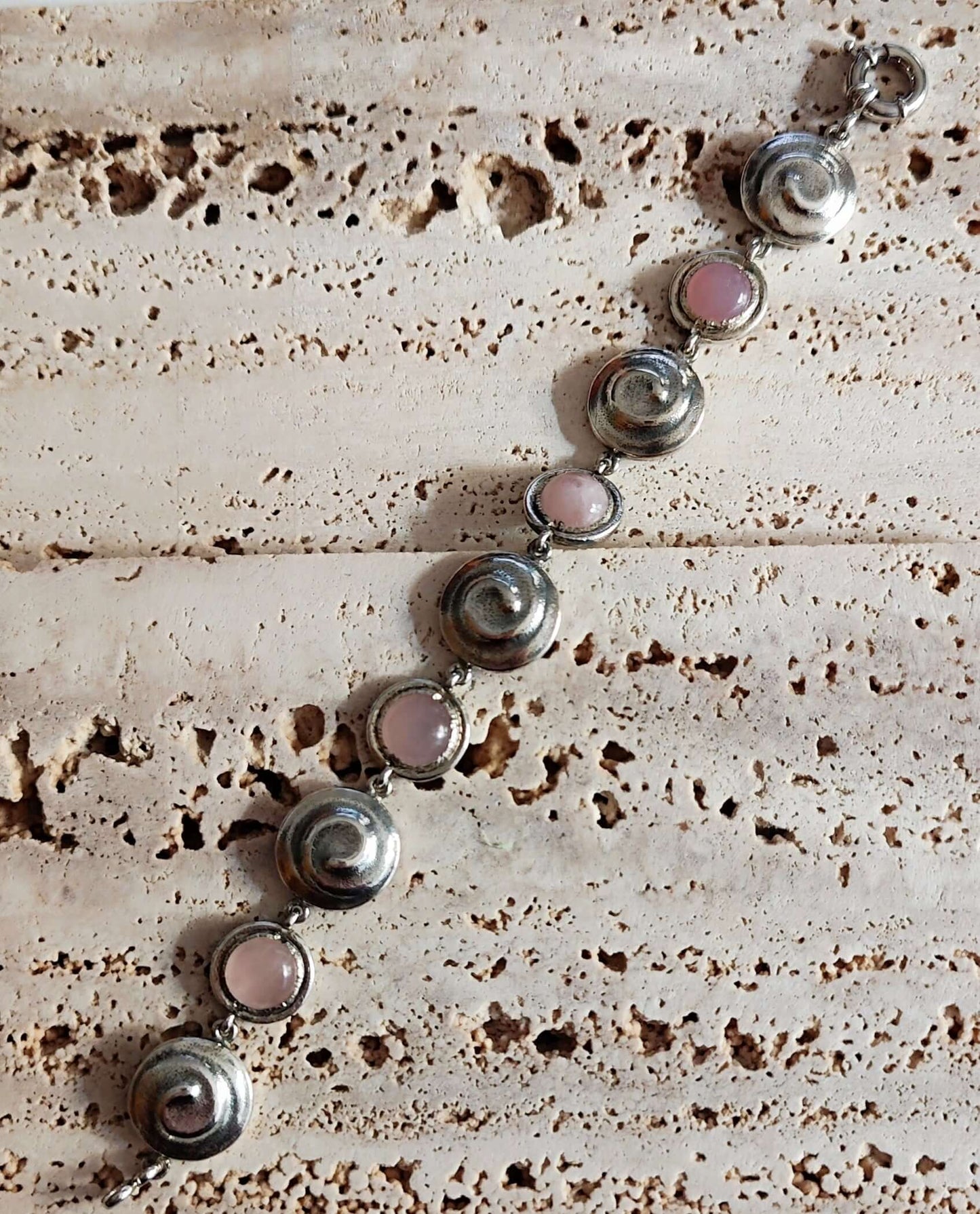 Bracelet Escargot Rose