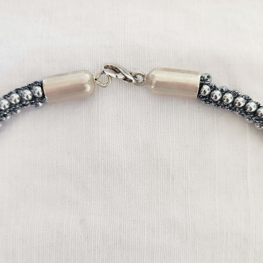 Collana Ematite Argento