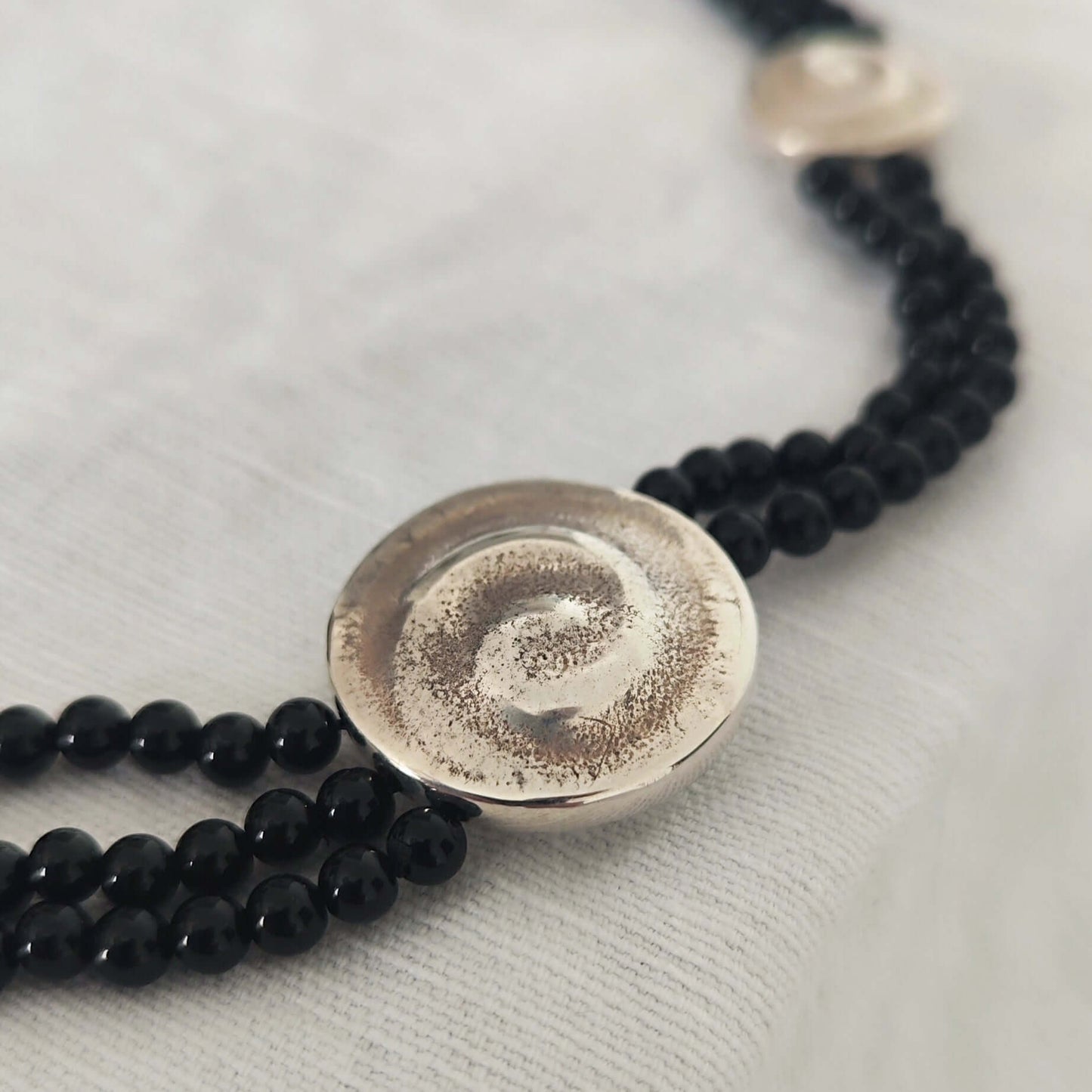 Collana in argento Black Shadow