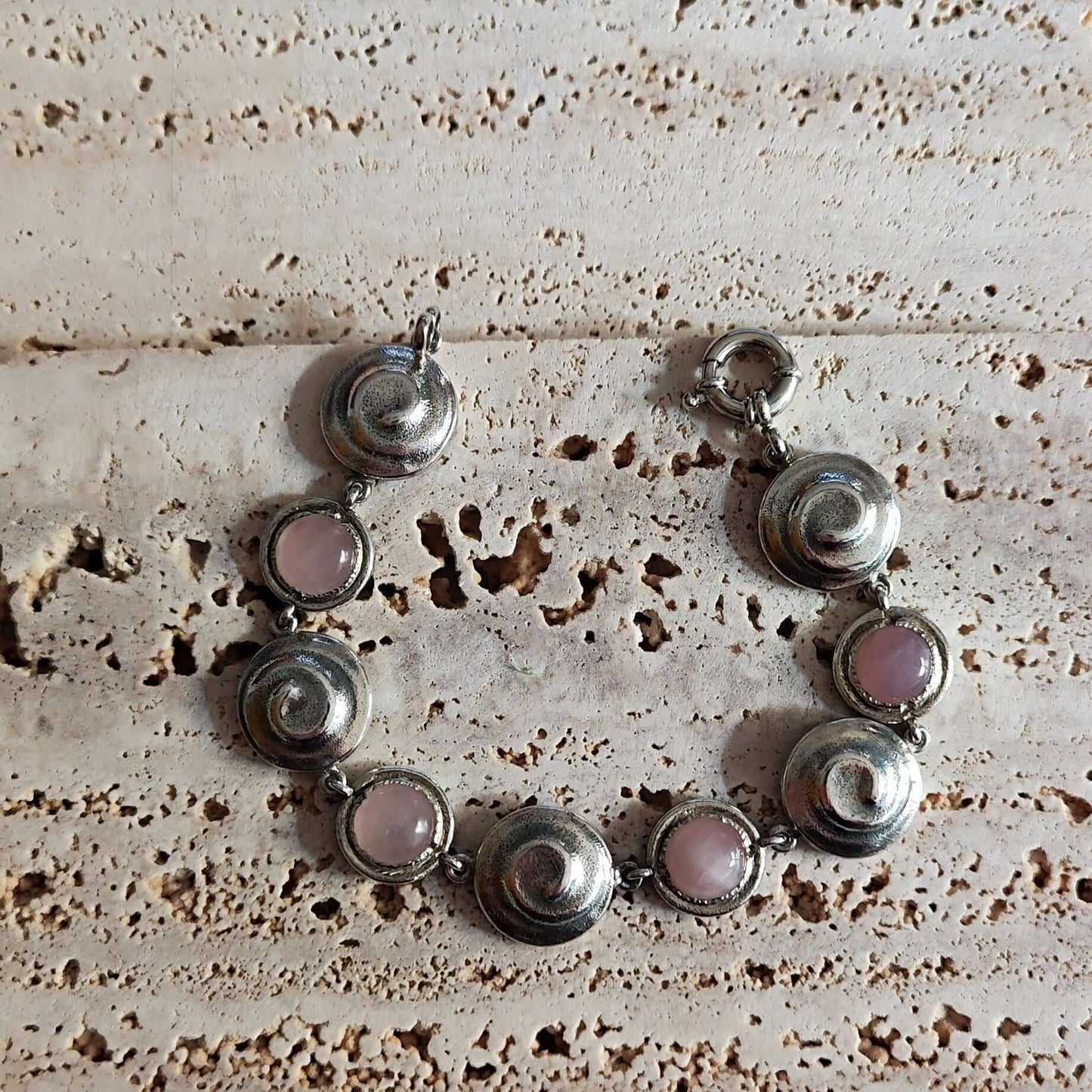 Bracelet Escargot Rose