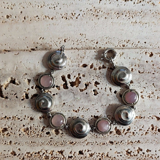 Bracciale Chiocciole Rosa