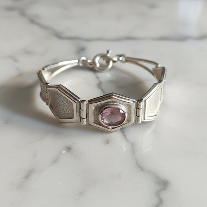 Bracciale Morgana - marmo bianco 3