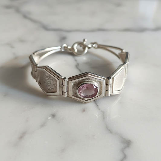 Bracciale Morgana - marmo bianco 3