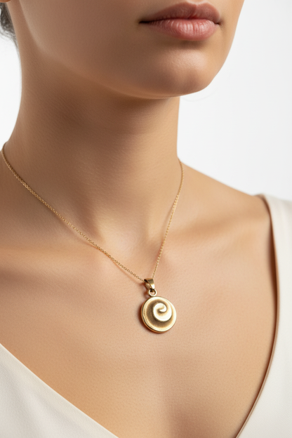 Pendente Spiral bronzo indossato